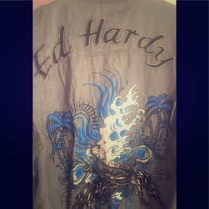Vintage Ed Hardy button down